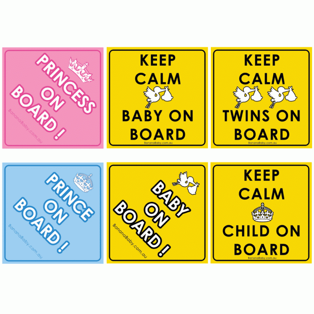 Baby on Board Sign Sticker
