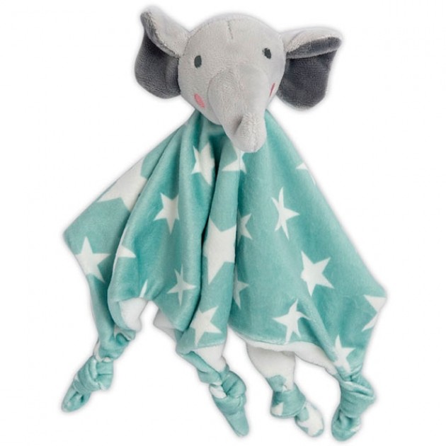 The Little Linen Company Lovie/Comforter Elephant Star