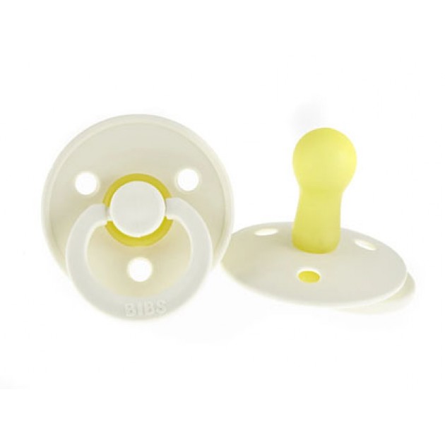Bibs Soother Dummies Night Glow - Double Pack Size Two