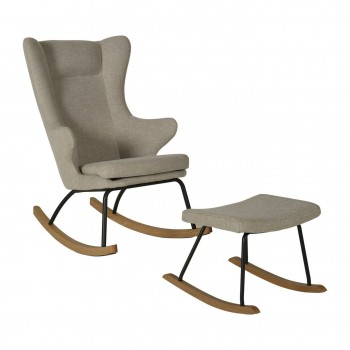 glider rocker with footrest