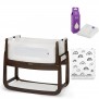 SnuzPod4 Co Bedside Bassinet  with  BONUS Mattress Protector & Bedding Set