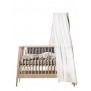 Leander Linea Cot +Canopy Rod + Canopy