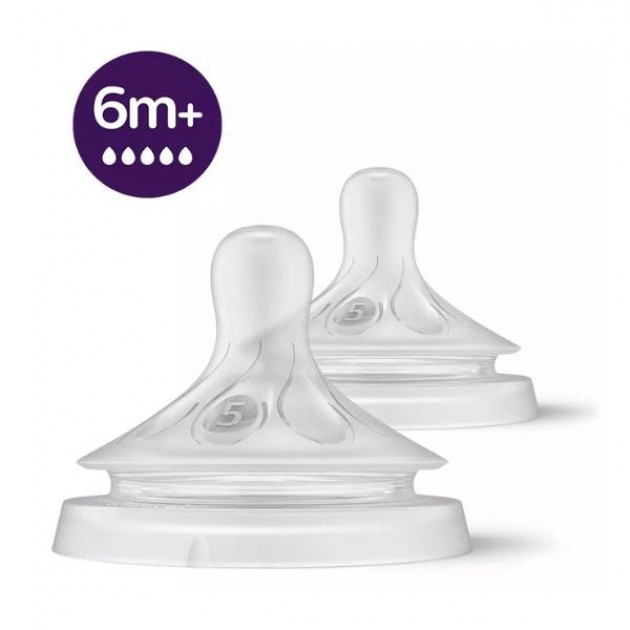 Avent Natural Response Teats 6m+ 2pk