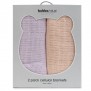 Bubba Blue Nordic Cellular Blanket Peach Lilac 2pk