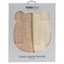 Bubba Blue Nordic Cellular Blanket Vanilla/Latte 2pk