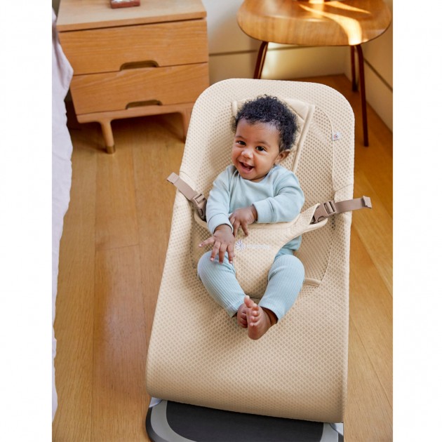 Ergobaby Evolve 3 in 1 Mesh Bouncer - Cream