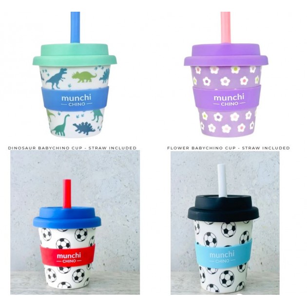 Munchi Chino Babychino Cup with Straw