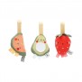 Pearhead Stroller Toy Set Of 3 Fruit